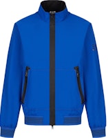 Emporio Armani Casual Solid Zip-Up Jacket Long Sleeve - Blue 3RPB11-PN27Z-1597 Emporio Armani Casual Solid Zip-Up Jacket Long Sleeve - Blue 3RPB11-PN27Z-1597