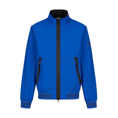 Emporio Armani Casual Solid Zip-Up Jacket Long Sleeve - Blue 3RPB11-PN27Z-1597