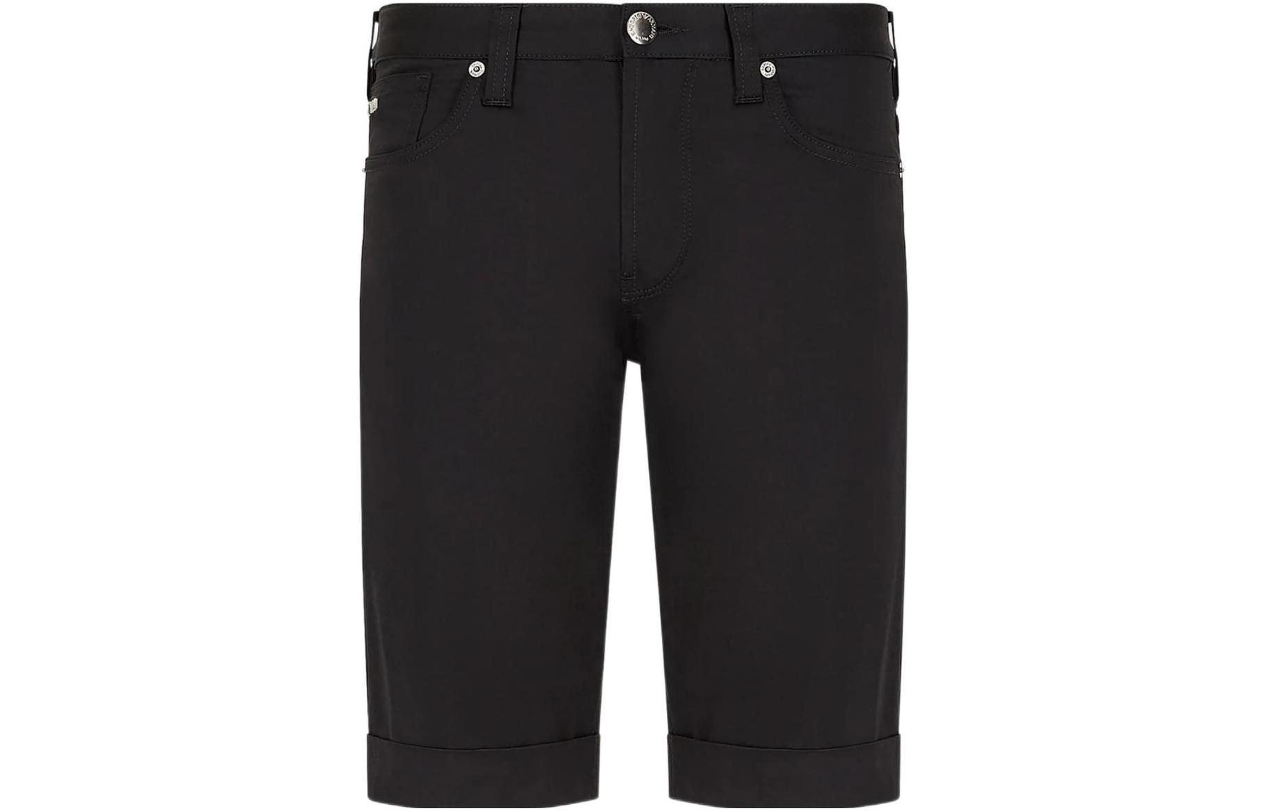 Order Emporio Armani Seluar Pendek Kasual Hitam Logo Helang Klasik. 8N1PA6-1NJ7Z-0999