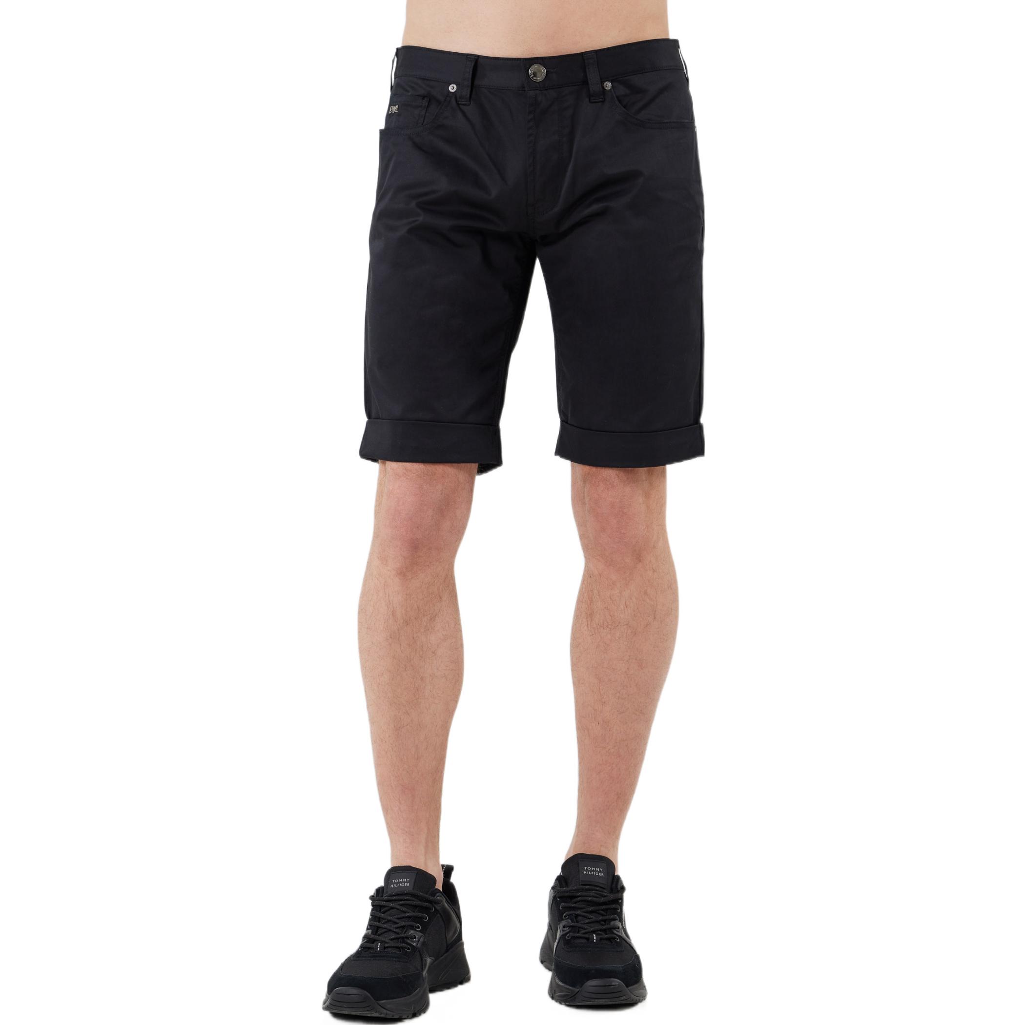 Purchase Emporio Armani Seluar Pendek Kasual Hitam Logo Helang Klasik. 8N1PA6-1NJ7Z-0999