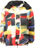 EMPORIO ARMANI Colorblock Hooded Down Jacket Multicolor 6K1BE7-1NQYZ-F161 EMPORIO ARMANI Colorblock Hooded Down Jacket Multicolor 6K1BE7-1NQYZ-F161