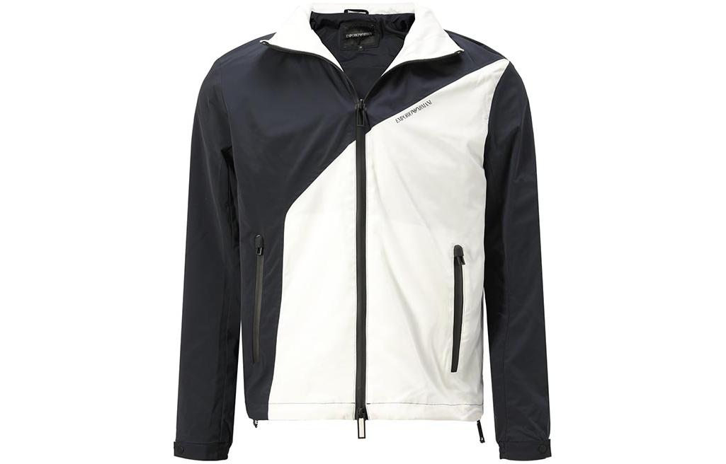 Emporio Armani  Colorblock Logo Zip-Up Jacket Multicolor. 3L1BC8-1NDBZ-F949