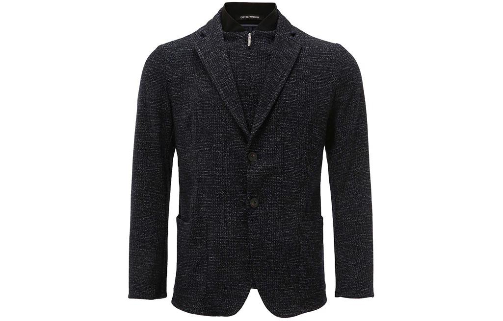 Emporio Armani  Colorblock Single-Breasted Blazer Jacket - Blue 91G56S-91S65-921 圖 2
