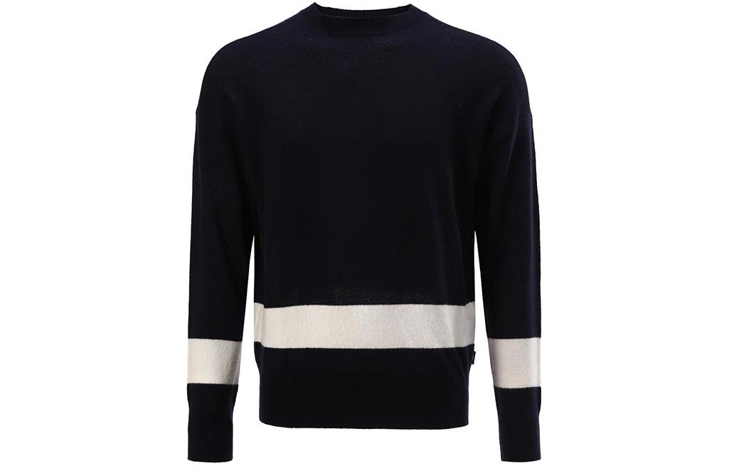 Emporio Armani  Colorblock Striped Crewneck Sweater. 6K1MX4-1MPUZ-0920 圖 2