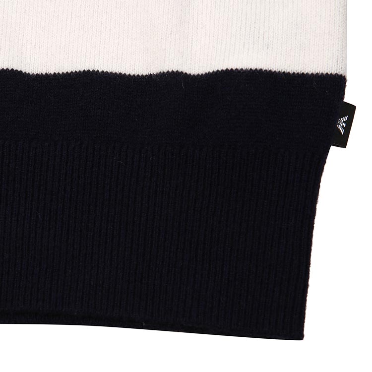Emporio Armani  Colorblock Striped Crewneck Sweater. 6K1MX4-1MPUZ-0920 圖 5