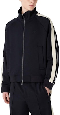 エンポリオアルマーニ コントラストストライプ ハイネックジップジャケット ネイビー 6R1MF8-1JHQZ-0920 Purchase エンポリオアルマーニ コントラストストライプ ハイネックジップジャケット ネイビー 6R1MF8-1JHQZ-0920