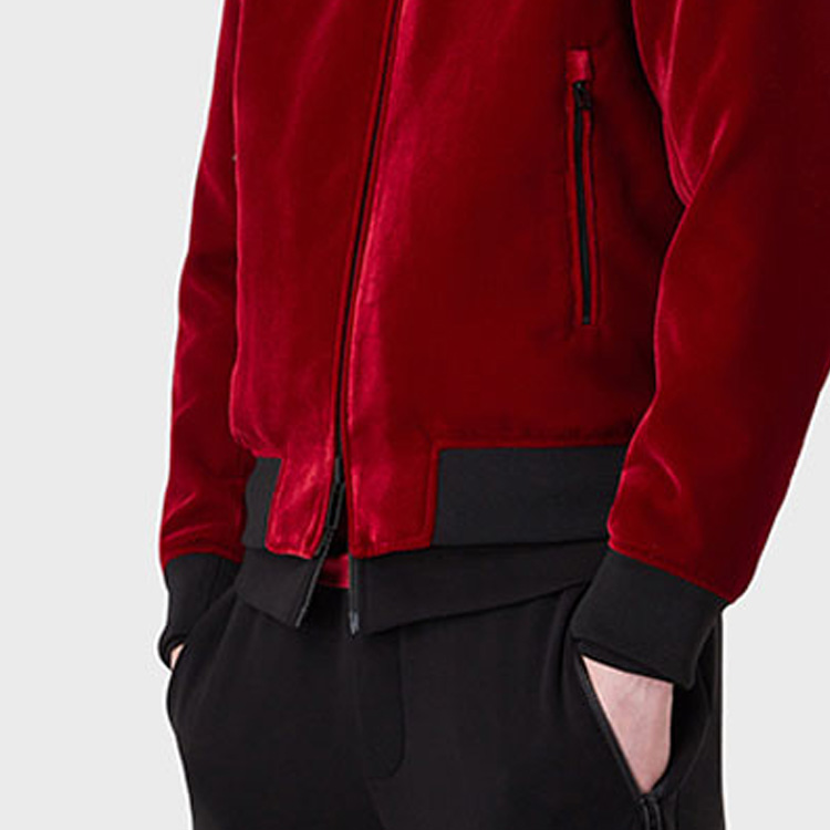 Details for 阿玛尼 撞色拉链夹克 红色 3L1BG9-1NAJZ-0370