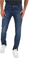 EMPORIO ARMANI Distressed Button Wash Jeans. 6Z1J45-1D1DZ-0941 EMPORIO ARMANI Distressed Button Wash Jeans. 6Z1J45-1D1DZ-0941