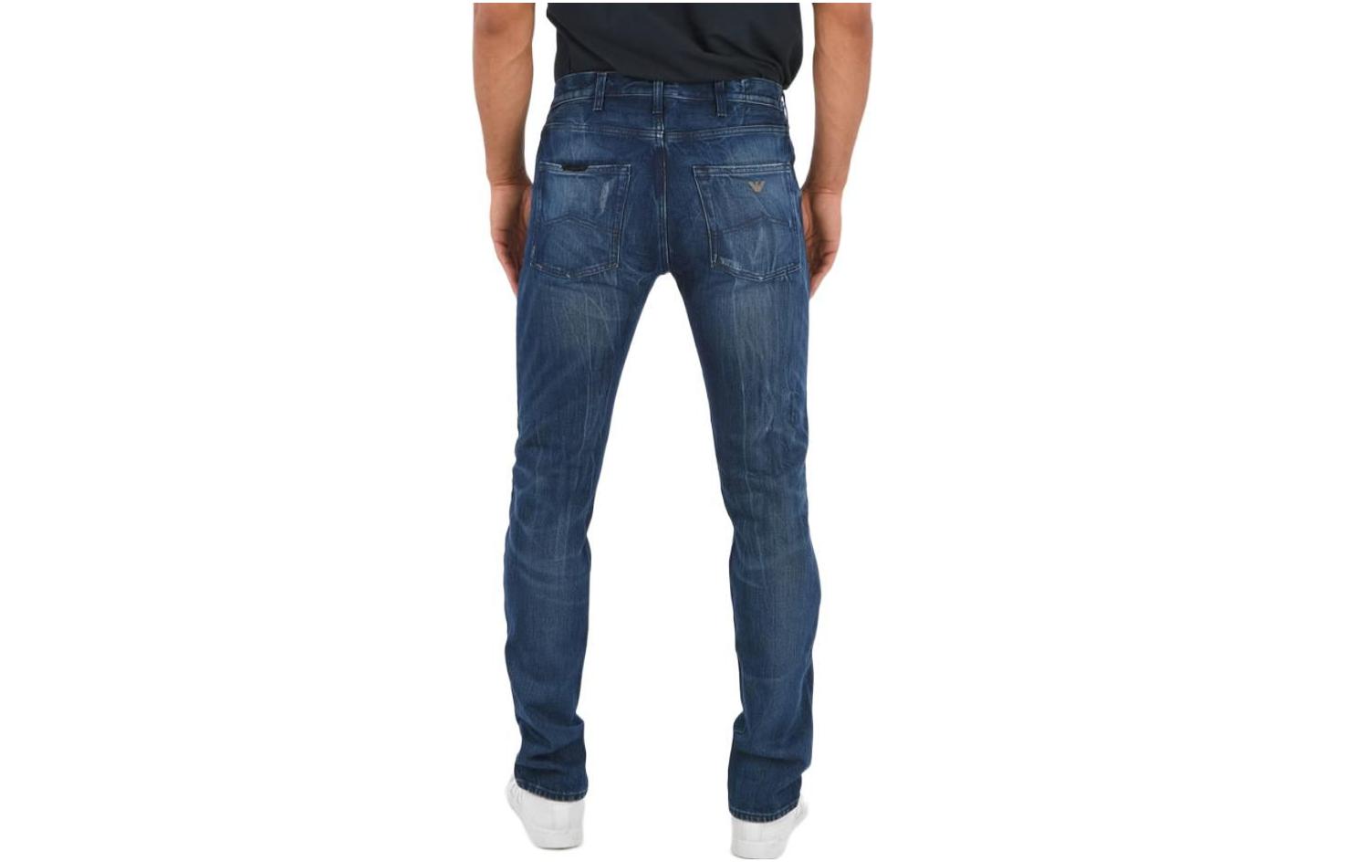 Lookbook 엠포리오 아르마니 디스트레스드 버튼 워시 진. 6Z1J45-1D1DZ-0941