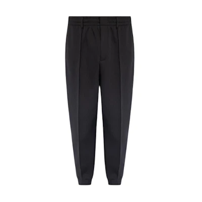 Emporio Armani Elastic Waist Jogger Pants Deep Blue Casual Style 3D1P75-1JHSZ-0920