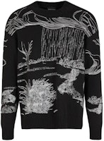 Emporio Armani Embroidered Crewneck Sweater Black 3D1MV2-1M02Z-0999 Emporio Armani Embroidered Crewneck Sweater Black 3D1MV2-1M02Z-0999