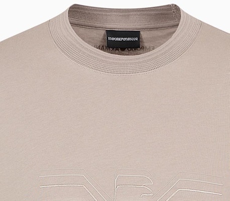 Emporio Armani 刺繡LOGO圓領短袖T恤 3D1T89-1JWZZ-0999 Shop Emporio Armani 刺繡LOGO圓領短袖T恤 3D1T89-1JWZZ-0999