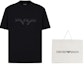 Sizing Emporio Armani 刺繡LOGO圓領短袖T恤 3D1T89-1JWZZ-0999