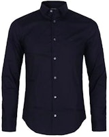 EMPORIO ARMANI Essentials Blue Long Sleeve Shirt with Embroidered Logo. 8N1C09-1NI9Z-0934 EMPORIO ARMANI Essentials Blue Long Sleeve Shirt with Embroidered Logo. 8N1C09-1NI9Z-0934