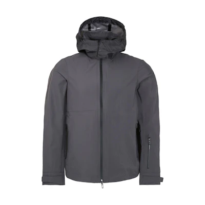 Emporio Armani Fitted Hooded Zip Jacket Grey 3R1BT0-1NSXZ-0999