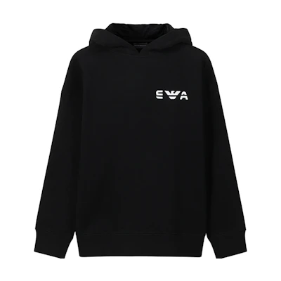 Emporio Armani Fleece Hoodie Black 3L1MCK-1JXDZ-0999