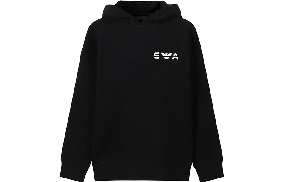 Order Emporio Armani  Fleece Hoodie Black 3L1MCK-1JXDZ-0999