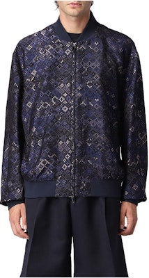 Chaqueta Azul de Cremallera Completa Estampada Emporio Armani H31R32C1080919 Buy Chaqueta Azul de Cremallera Completa Estampada Emporio Armani H31R32C1080919