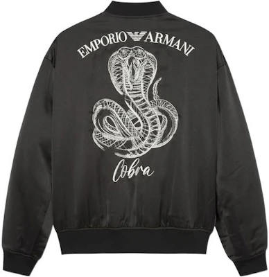 EMPORIO ARMANI FW22 黑色棉質拉鍊飛行夾克外套. 6L1BP5-1NNMZ-0999 Lookbook EMPORIO ARMANI FW22 黑色棉質拉鍊飛行夾克外套. 6L1BP5-1NNMZ-0999