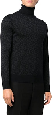 EMPORIO ARMANI FW22标志羊毛针织高领毛衣灰黑色 6L1MX4-1MUZZ-F926 Purchase EMPORIO ARMANI FW22标志羊毛针织高领毛衣灰黑色 6L1MX4-1MUZZ-F926