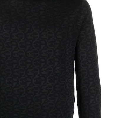 EMPORIO ARMANI FW22标志羊毛针织高领毛衣灰黑色 6L1MX4-1MUZZ-F926 Sizing EMPORIO ARMANI FW22标志羊毛针织高领毛衣灰黑色 6L1MX4-1MUZZ-F926