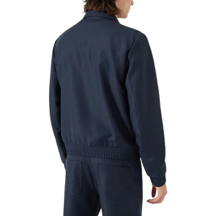 EMPORIO ARMANI  FW22 Navy Denim-Style Zipper Jacket H31R29-C1051-1919 圖 5