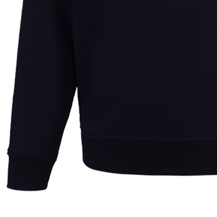 Details for EMPORIO ARMANI FW22 海軍藍連帽衫標誌圖案套頭設計連帽衫。 6L1ML9-1JWPZ-09F4