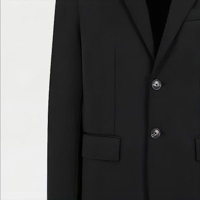 EMPORIO ARMANI Blazer Hitam Lengan Panjang Single-Breasted FW23. 6R1GQ31-JNYZ1-0999 Lookbook EMPORIO ARMANI Blazer Hitam Lengan Panjang Single-Breasted FW23. 6R1GQ31-JNYZ1-0999