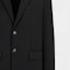 Shop EMPORIO ARMANI Blazer Hitam Lengan Panjang Single-Breasted FW23. 6R1GQ31-JNYZ1-0999