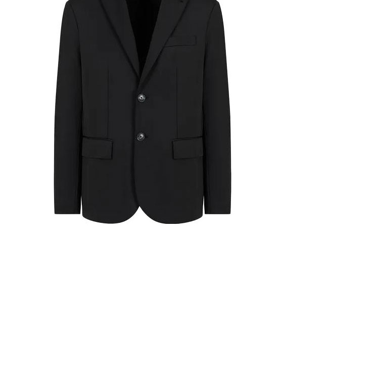 Details for EMPORIO ARMANI Blazer Hitam Lengan Panjang Single-Breasted FW23. 6R1GQ31-JNYZ1-0999
