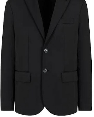 EMPORIO ARMANI Blazer Hitam Lengan Panjang Single-Breasted FW23. 6R1GQ31-JNYZ1-0999 Details for EMPORIO ARMANI Blazer Hitam Lengan Panjang Single-Breasted FW23. 6R1GQ31-JNYZ1-0999