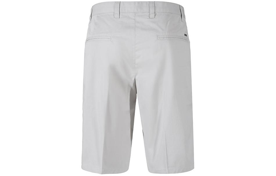 Lookbook 엠포리오 아르마니 FW23 캐주얼 스트레이트 단추 반바지 라이트 그레이. 8N1PB3-1NK0Z-0611