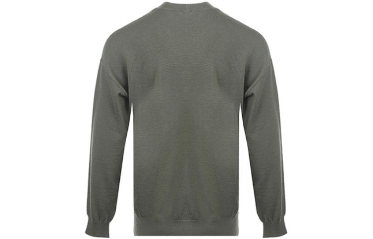 Lookbook エンポリオアルマーニ FW23 グリーンクルーネックニットセーター. 6R1MX4-1MFVZ-F610