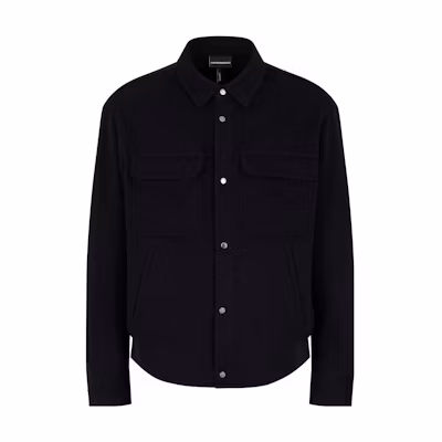 EMPORIO ARMANI FW23 Solid Color Single-Breasted Long Sleeve Jacket 6R1C61-1NTYZ-0920