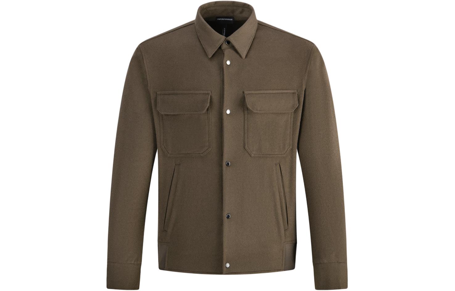 EMPORIO ARMANI  FW23 Solid Color Single-Breasted Long Sleeve Jacket 6R1C61-1NTYZ-0920 圖 2