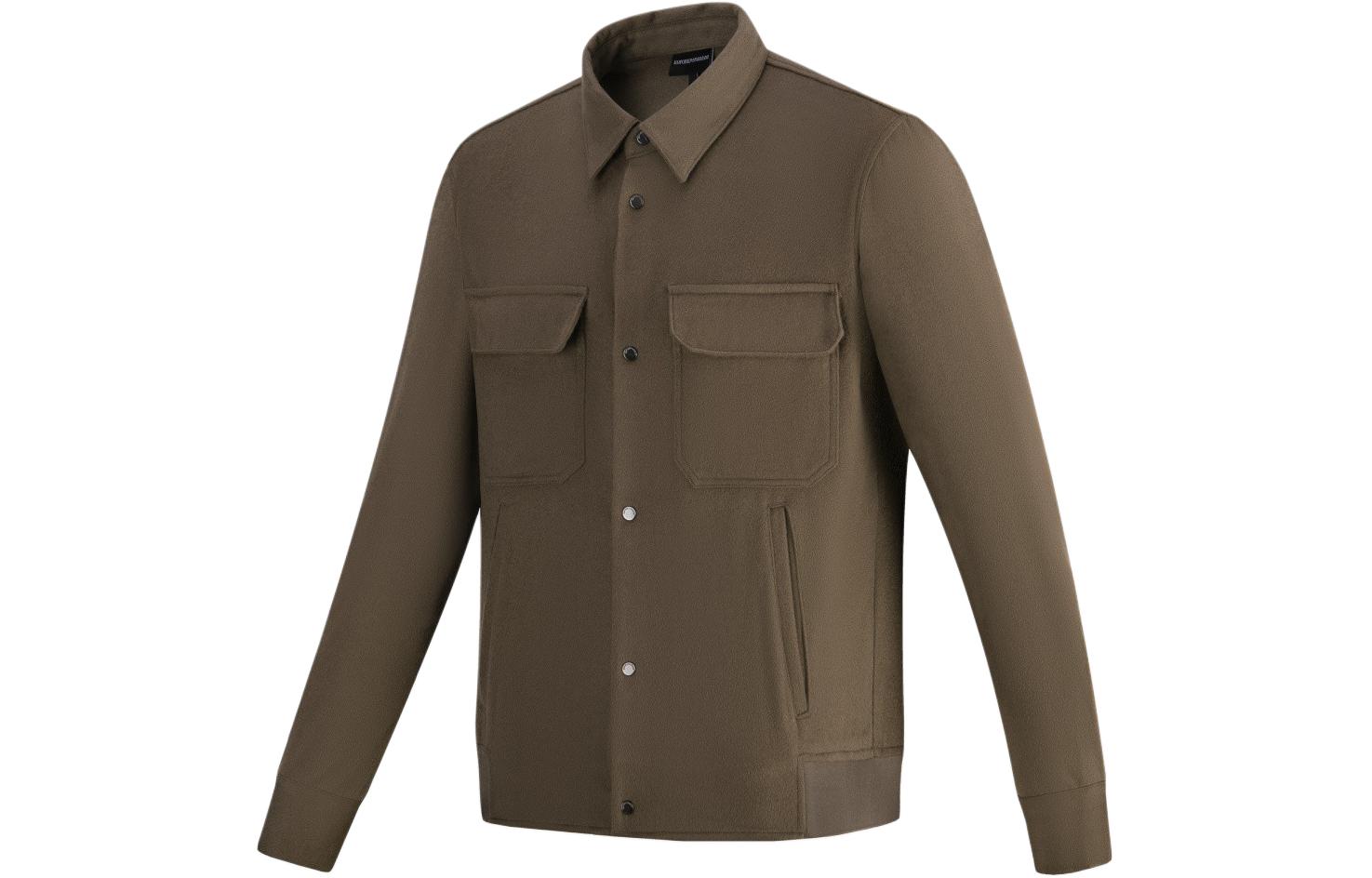 EMPORIO ARMANI  FW23 Solid Color Single-Breasted Long Sleeve Jacket 6R1C61-1NTYZ-0920 圖 4