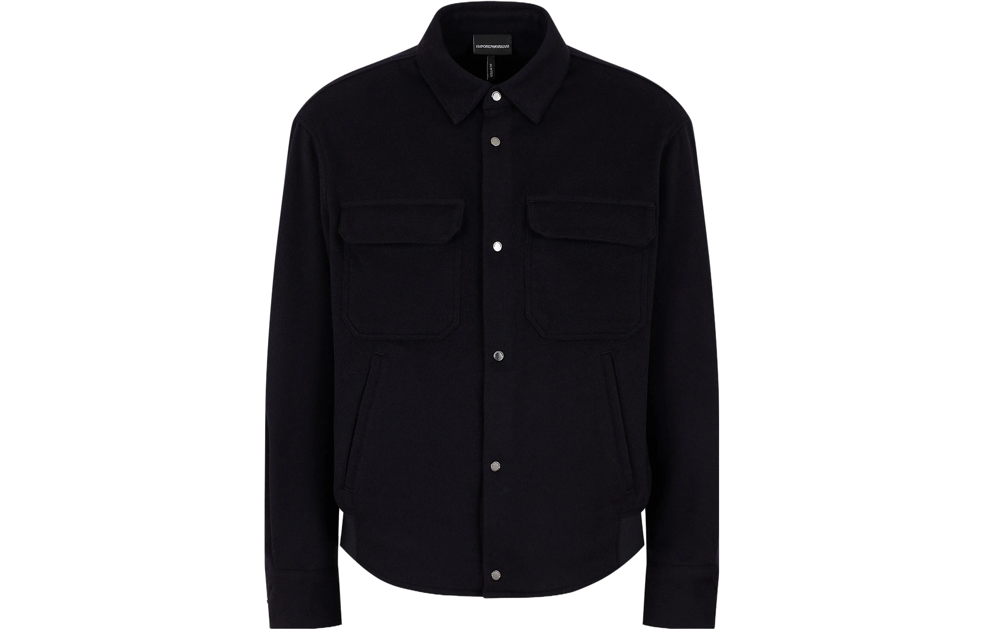 EMPORIO ARMANI  FW23 Solid Color Single-Breasted Long Sleeve Jacket 6R1C61-1NTYZ-0920 圖 9