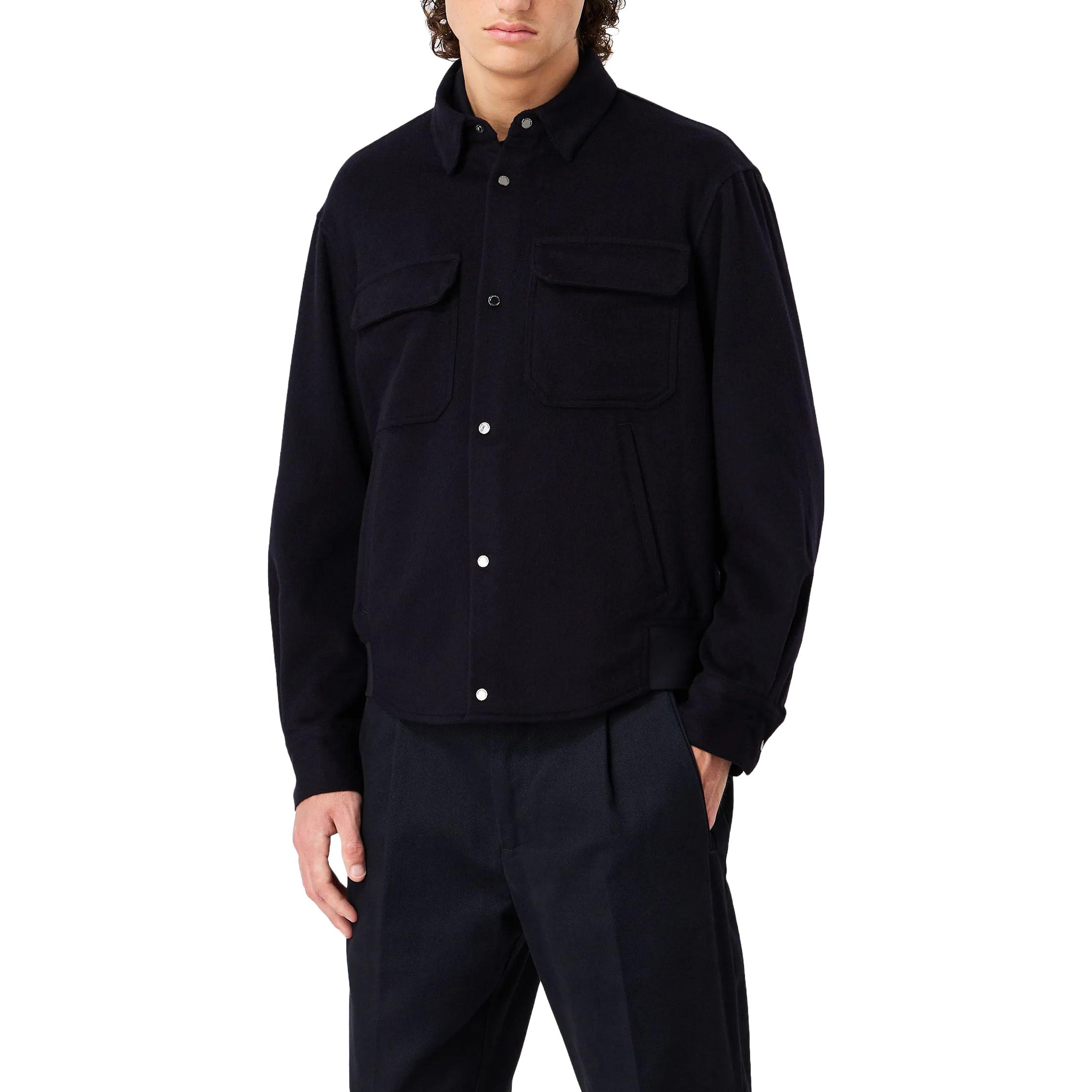 EMPORIO ARMANI  FW23 Solid Color Single-Breasted Long Sleeve Jacket 6R1C61-1NTYZ-0920 圖 10