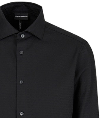 EMPORIO ARMANI FW23 Solid Color Square Collar Button-Up Long Sleeve Shirt 3D1C86-1NIUZ-F054 Purchase EMPORIO ARMANI FW23 Solid Color Square Collar Button-Up Long Sleeve Shirt 3D1C86-1NIUZ-F054