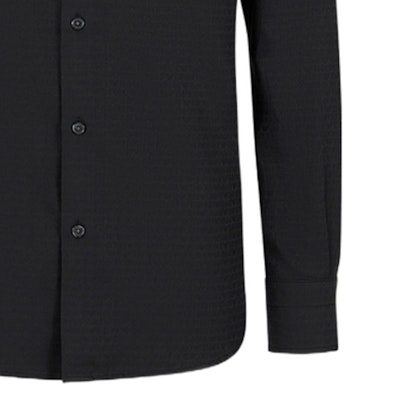 EMPORIO ARMANI FW23 Solid Color Square Collar Button-Up Long Sleeve Shirt 3D1C86-1NIUZ-F054 Details for EMPORIO ARMANI FW23 Solid Color Square Collar Button-Up Long Sleeve Shirt 3D1C86-1NIUZ-F054