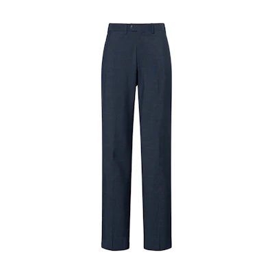 Emporio Armani FW23 Solid Color Straight-Leg Casual Suit Pants. D41P0B-01502-902