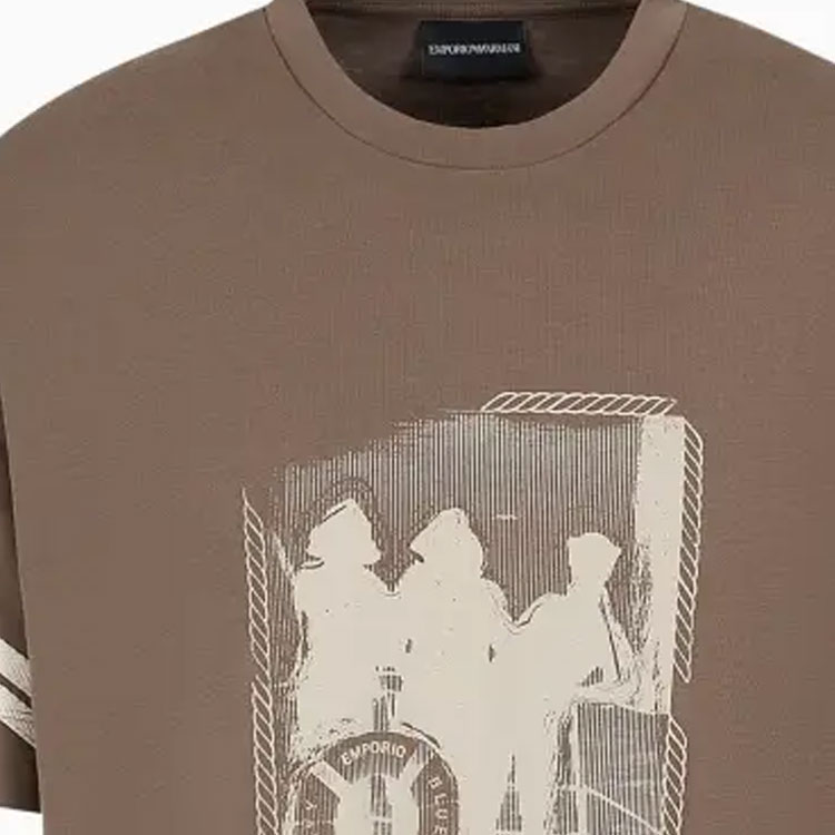Emporio Armani  Graphic Print Crewneck Short Sleeve T-Shirt 6R1TA7-1JWZZ-04A4 圖 12