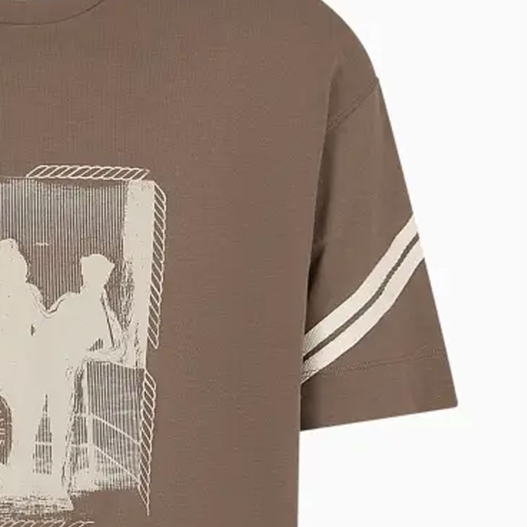 Emporio Armani  Graphic Print Crewneck Short Sleeve T-Shirt 6R1TA7-1JWZZ-04A4 圖 14