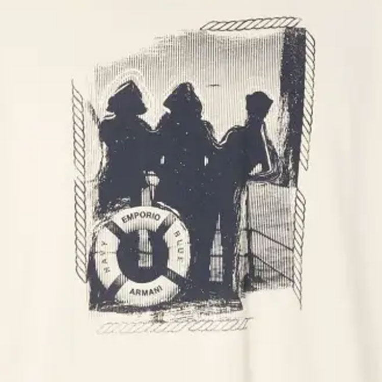 Emporio Armani  Graphic Print Crewneck Short Sleeve T-Shirt 6R1TA7-1JWZZ-04A4 圖 3