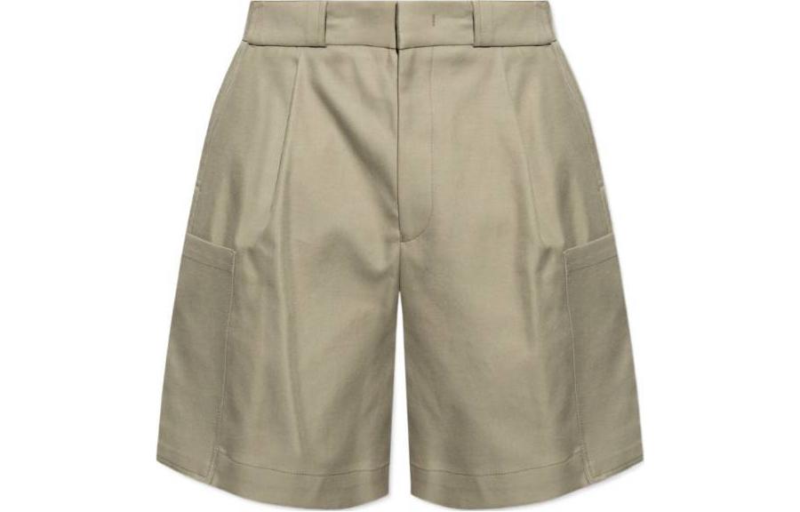 Order EMPORIO ARMANI  Green Casual Mid-Waist Loose Fit Shorts. H41PB3-E1086-544