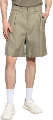 EMPORIO ARMANI Green Casual Mid-Waist Loose Fit Shorts. H41PB3-E1086-544 Shop EMPORIO ARMANI Green Casual Mid-Waist Loose Fit Shorts. H41PB3-E1086-544
