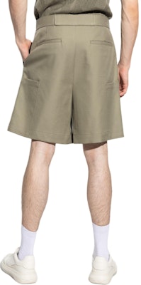 EMPORIO ARMANI Green Casual Mid-Waist Loose Fit Shorts. H41PB3-E1086-544 Purchase EMPORIO ARMANI Green Casual Mid-Waist Loose Fit Shorts. H41PB3-E1086-544