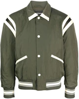 EMPORIO ARMANI Green Embroidered Logo Bomber Jacket. 6R1BZ2-1NZOZ-0514 EMPORIO ARMANI Green Embroidered Logo Bomber Jacket. 6R1BZ2-1NZOZ-0514