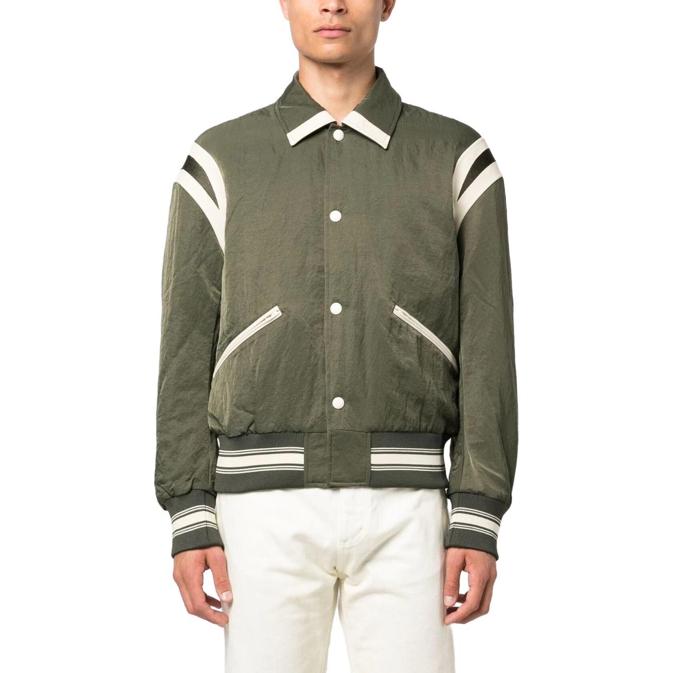 Lookbook EMPORIO ARMANI 綠色刺繡Logo飛行夾克外套 6R1BZ2-1NZOZ-0514