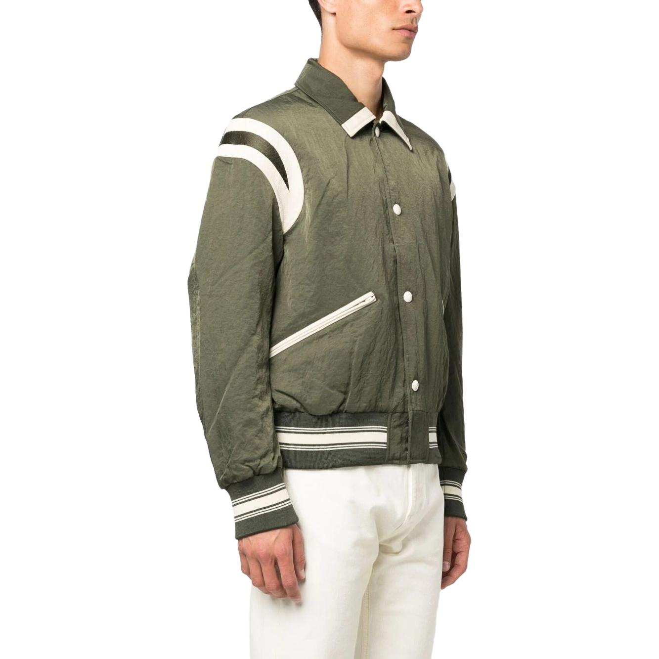 Purchase EMPORIO ARMANI 綠色刺繡Logo飛行夾克外套 6R1BZ2-1NZOZ-0514